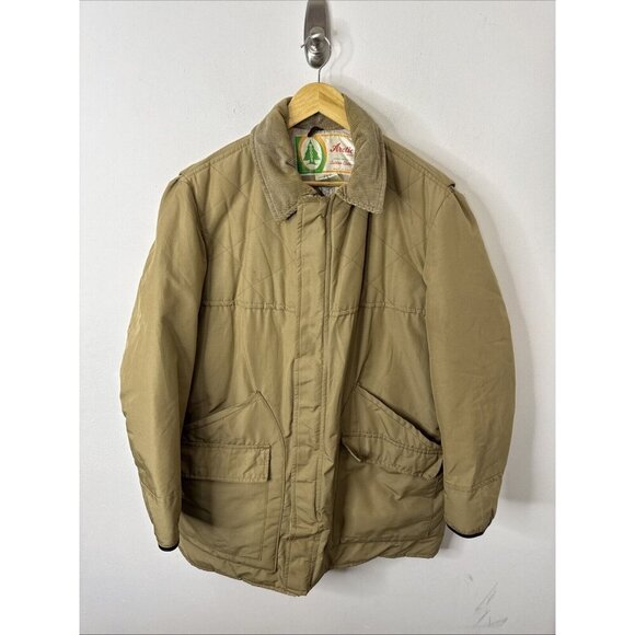 Vintage Woods Arctic Canada Puffer Down Snorkel Coat Jacket Men L Canada 80s